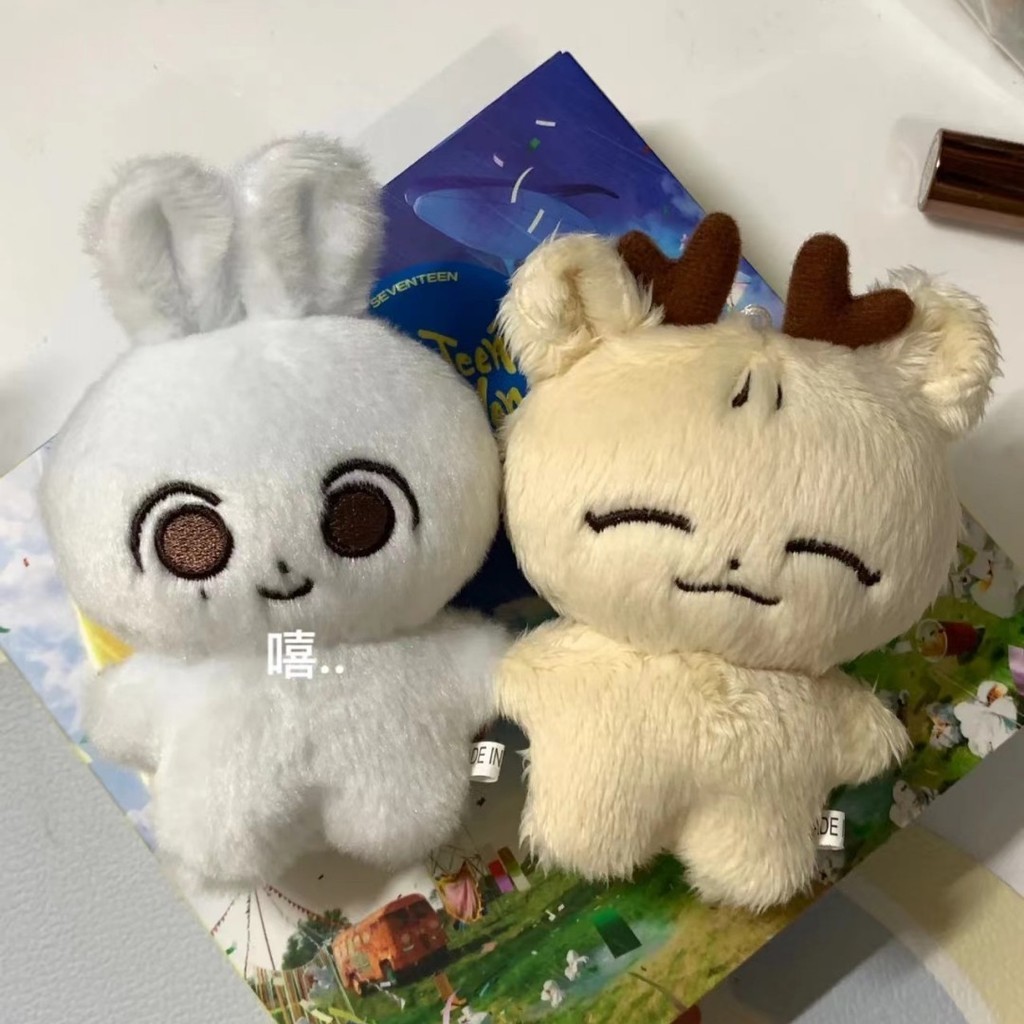 10cm Kpop Idol SEVENTEEN Doll JEONGHAN Glutinous Rice White Rabbit ...