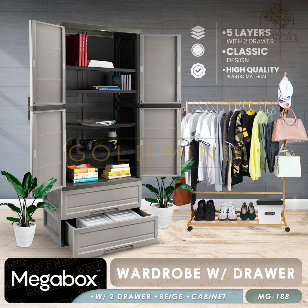 Megabox Utility Cabinet With 2 Drawers | Shopee Philippines