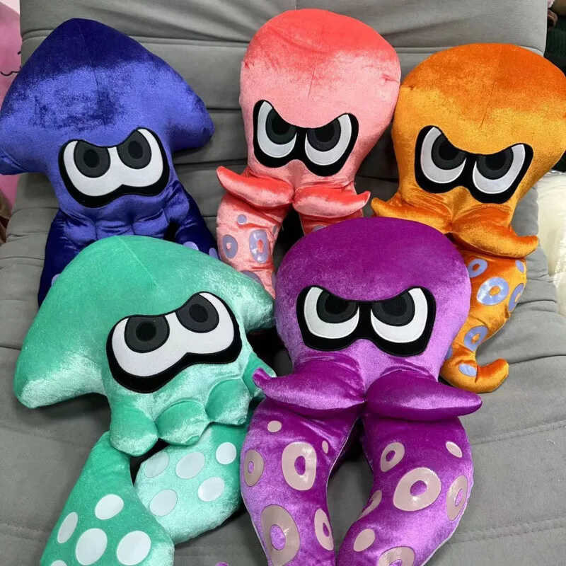 Splatoon Inkling Plush Throw Pillow Kawaii Animal Octopus Doll Soft ...