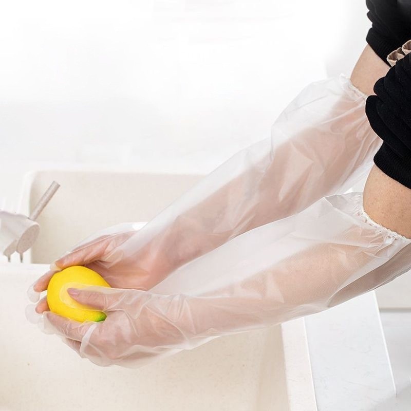 10pcs Disposable Kitchen Aprons for Women Men / Plastic Apron ...