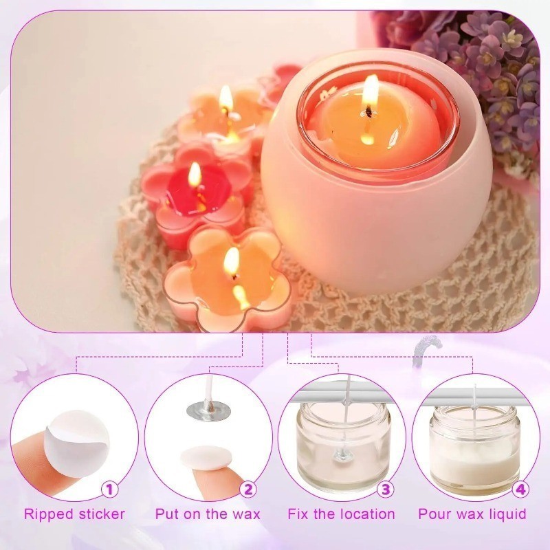 Double-sided Adhesive for Fixed Candle - Heat Resistance Stickers ...