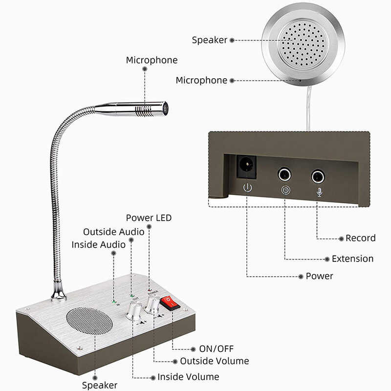 Dual way window intercom Household Security Systems Intercom wireless ...