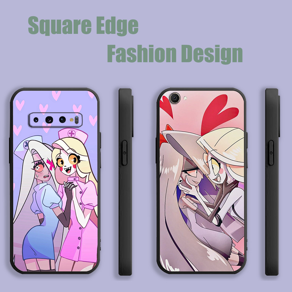 Case For iPhone 15 Pro Max Plus Print anime hazbin hotel charlie and ...