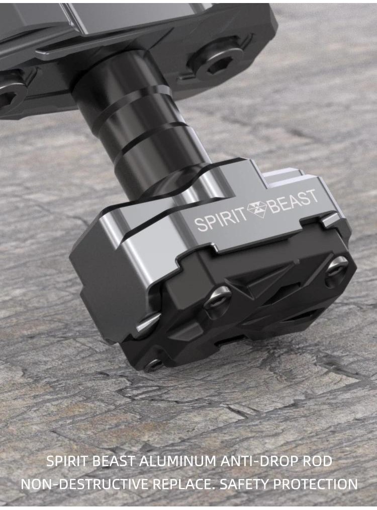 SPIRIT BEAST Motorcycle Anti Falling Rod Crash Frame Accessories mount ...