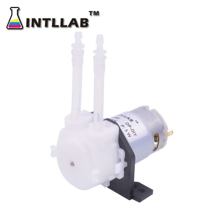 INTLLAB 12V DC Peristaltic Liquid Dosing Pump For Aquarium Lab