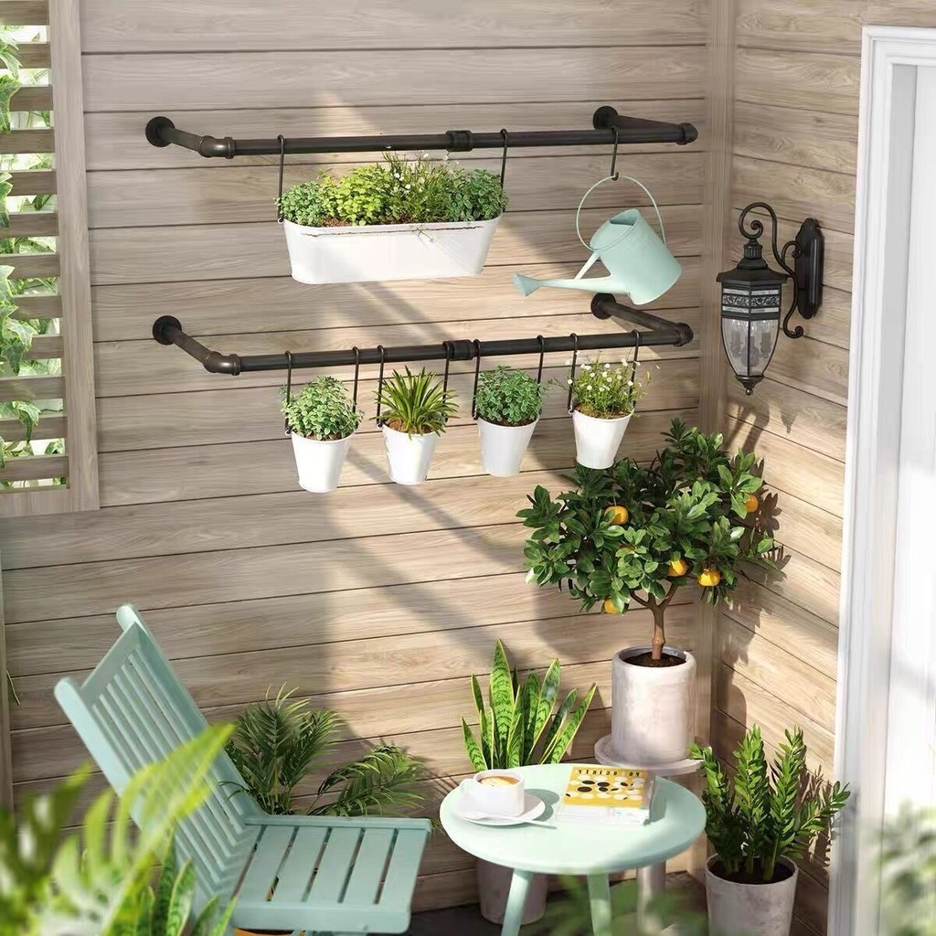 Heavy Duty Wall Mounted Hanger Rack Drying Rack Multifunctional Iron ...