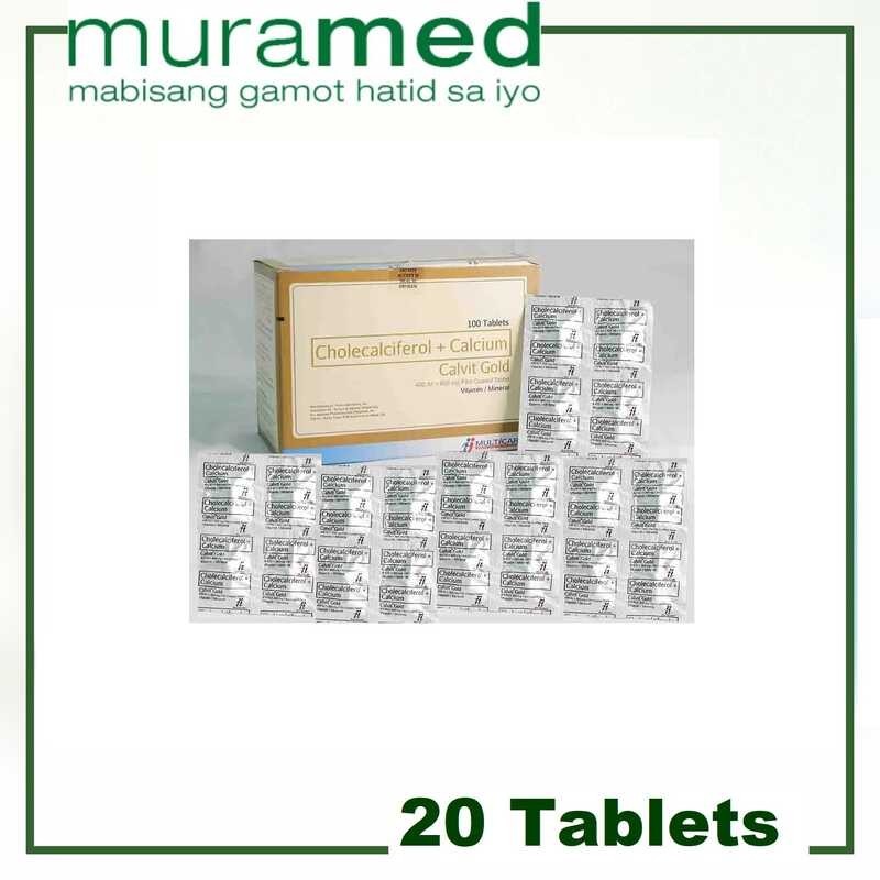 S34 Calvit Gold Calcium + Vitamin D Tablet 20's Shopee Philippines