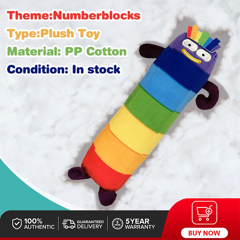 Cartoon Numberblocks Plush Doll Educational Stuffed Toys Number Blocks ...