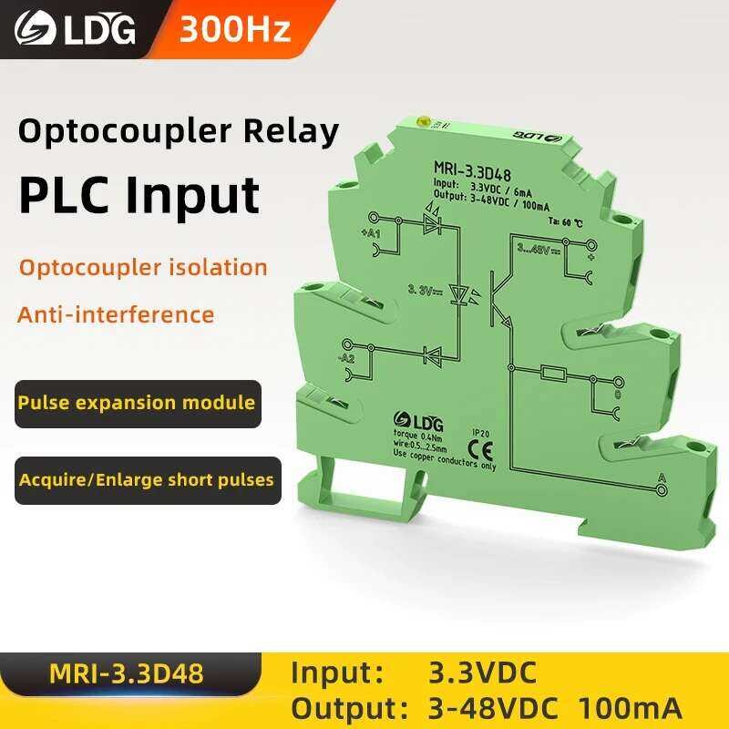 Tt Mri-3.3D48 3V DC Optocoupler Relay Module PLC Signal Isolation Anti ...