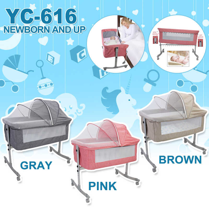 Baby Love YC616 Portable High Quality Baby Rocker Crib Co Sleeper