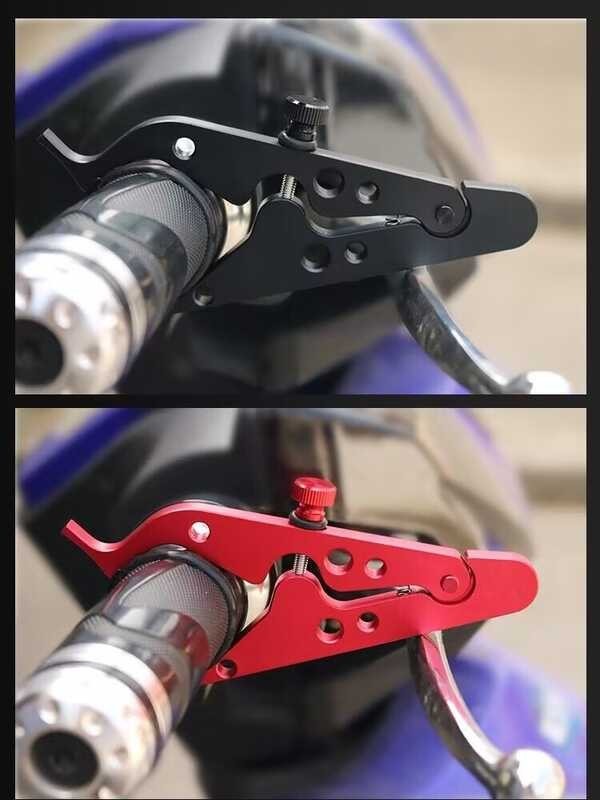 Poggiapiedi Universale Per Moto CNC - Pedane Per Manubrio 25-32 Mm, Nero - Foto 7