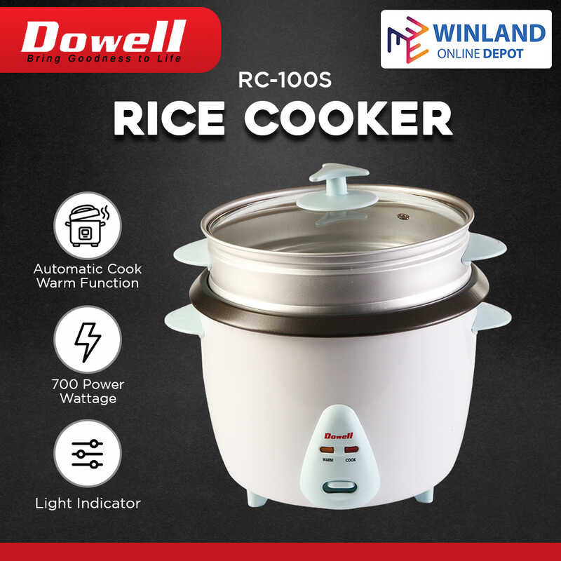 Dowell by Winland Nonstick rice bowl 10cups Rice Cooker with Steamer