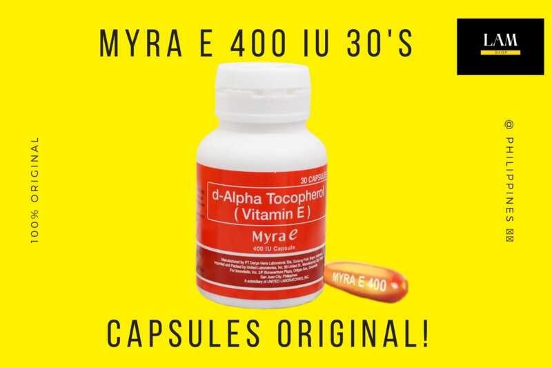 M23 Myra e 400iu 30 capsules Bottle ( d Alpha Tocopherol Vitamin E