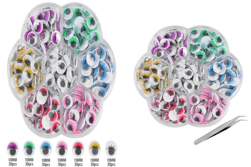 BF Selfadhesive Craft Eyes Plastic Doll Eyes Mini Selfadhesive Googly