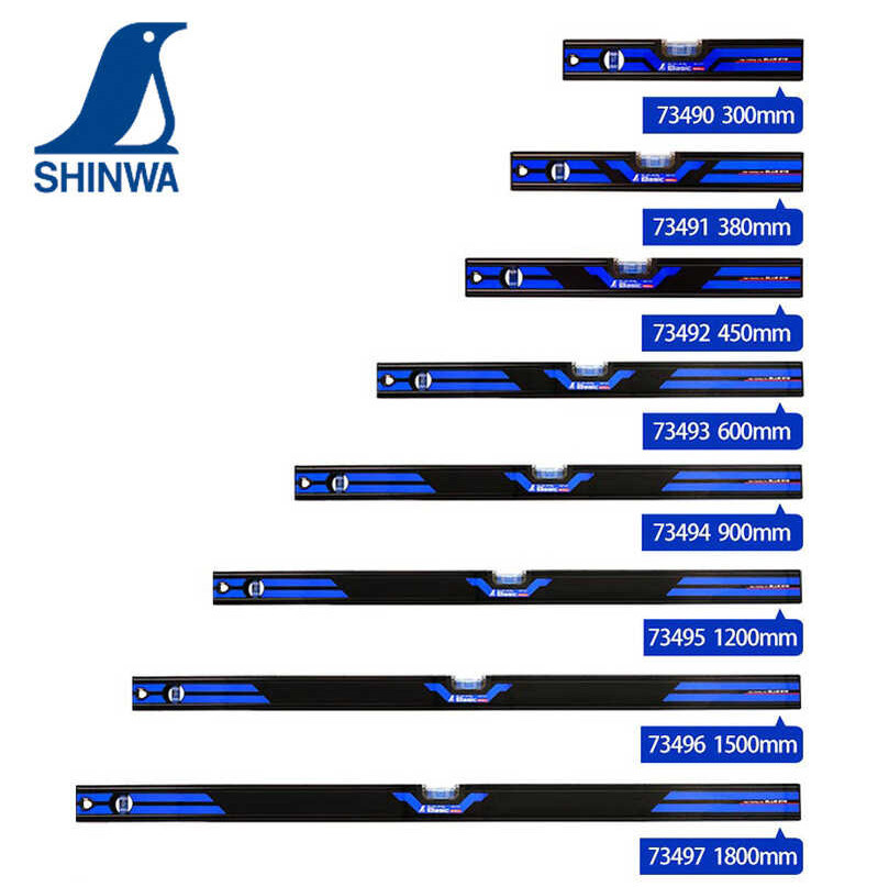 SHINWA High Precision Spirit Level Blue Magnetic Aluminum Home ...