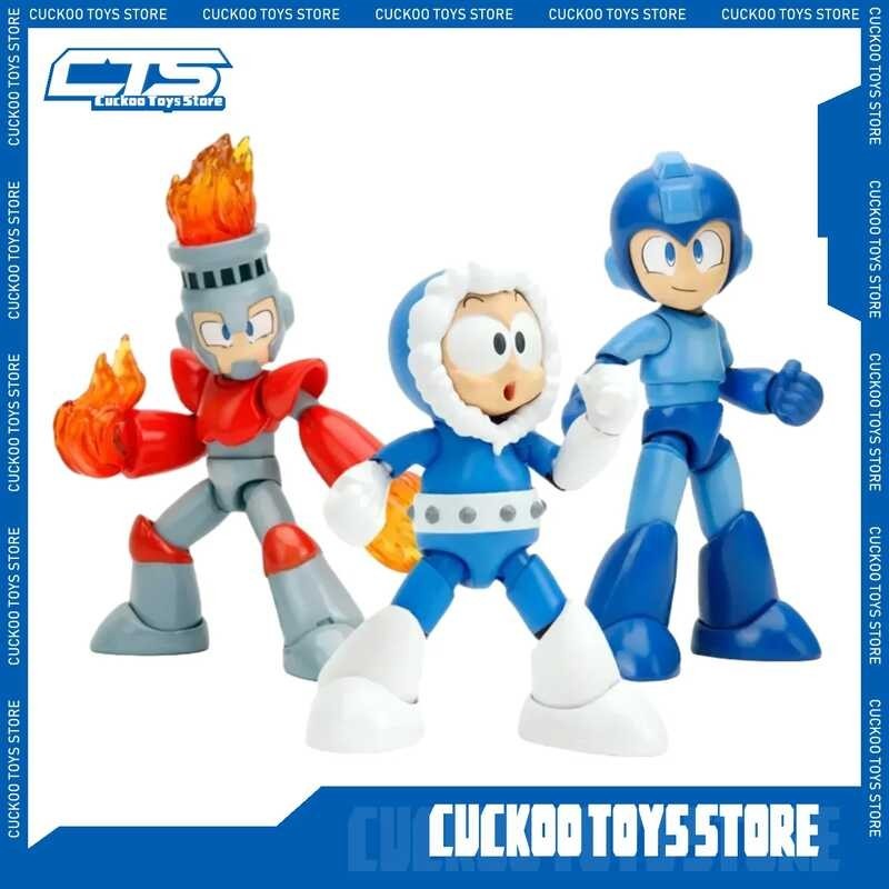 Jada Toys 1/12 Anime Characters Rockman Flame Iceman Full Set Support ...