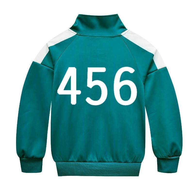 Kids Squid Game Cosplay Costume 456 Suit Girl and Boys Sports Outfit ...