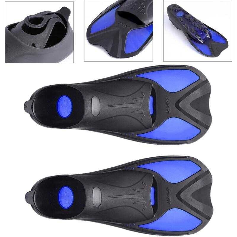 Swim Fins Portable Snorkeling Fins Scuba Diving Flippers Non Slip ...