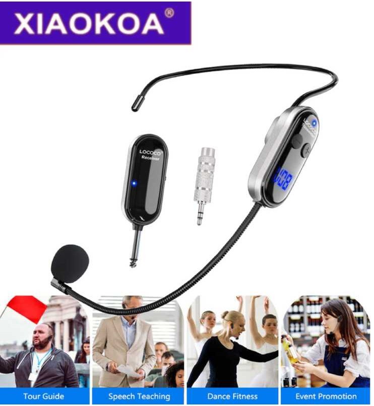 156 Xiaokoa Lococo Wireless Microphone, Ultra-High Frequency Wireless ...