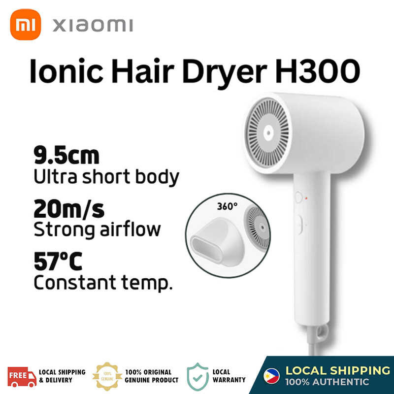 Xiaomi H300 Anion Dryer 1600W Negative Ions Strong Wind Quick Dry Hair ...