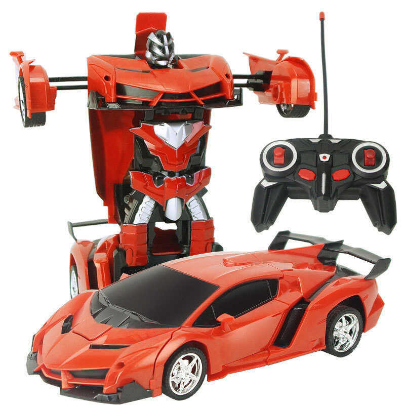 1/18 Rc Transformer Car 2 In 1 Transformation Robots Models Remote ...