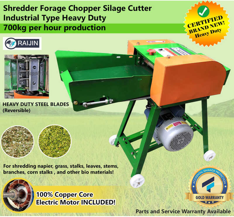 shredder forage chopper grass cutter silage chaff heavy duty brand new ...