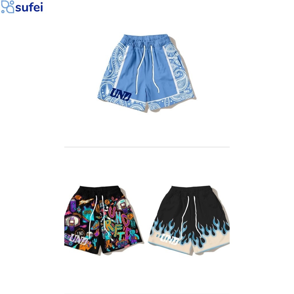 UNDRAFTED SHORT : FLAMES : BANDANA V3 SKY : ELEMENTAL MESH : BESH MESH ...