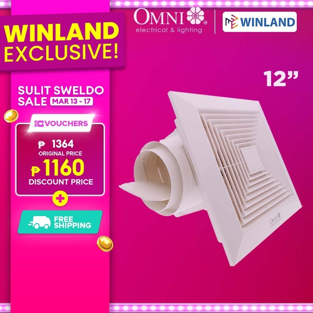 Omni ni Winland Ceiling Mounted Exhaust Fan 12