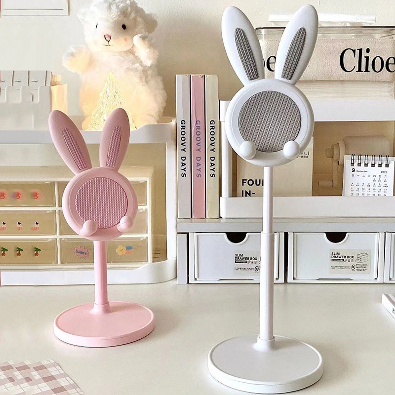 Cute Bunny Phone Stand,Adjustable Height Angle Cell Phone Stand Lovely ...