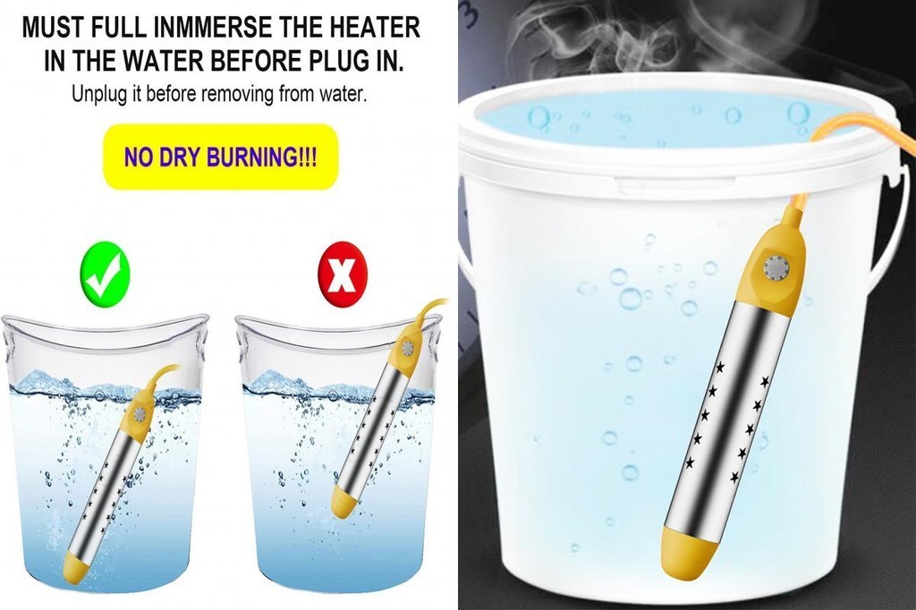 【Ready stock】 Boil Water Rod U Tube Heating Uniform HeatDissipation