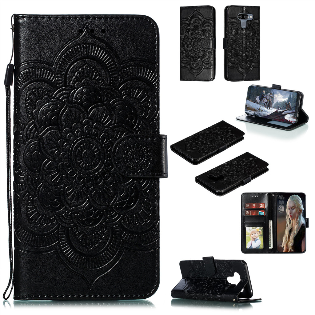 Casing LG K50 Q6 K12 MAX K12 PRIME Classic Leather Flip Wallet Stand ...