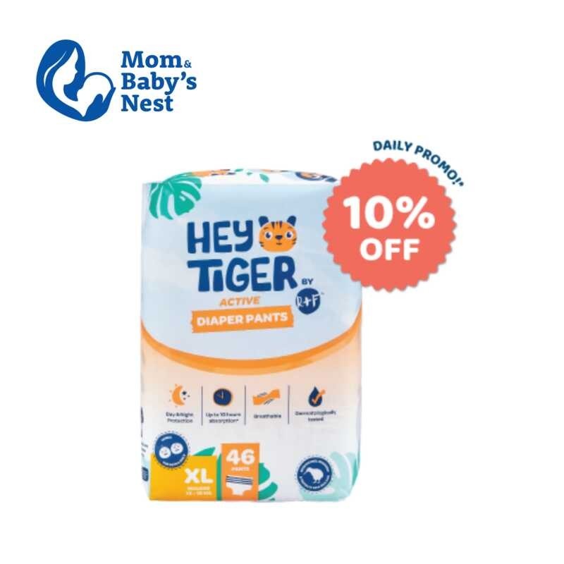 HEY TIGER Jumbo Pack XL (13-18 kg) 46 pcs - Diaper Pants | Shopee ...