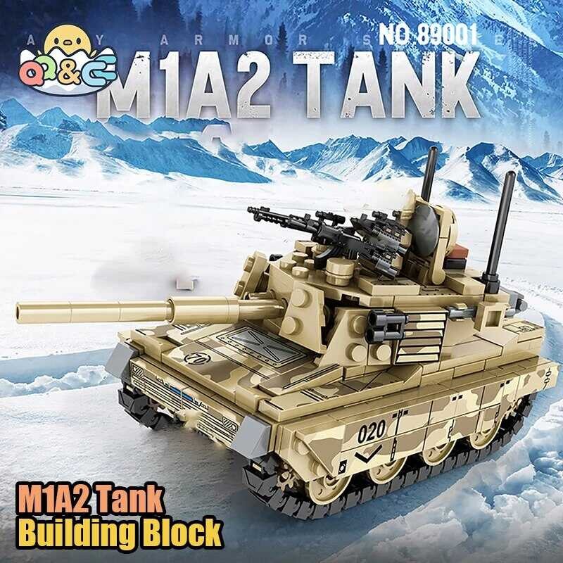 Building Block M1A2 Tank Model Bricks Heavy Tanks Boy Assembled Truck ...