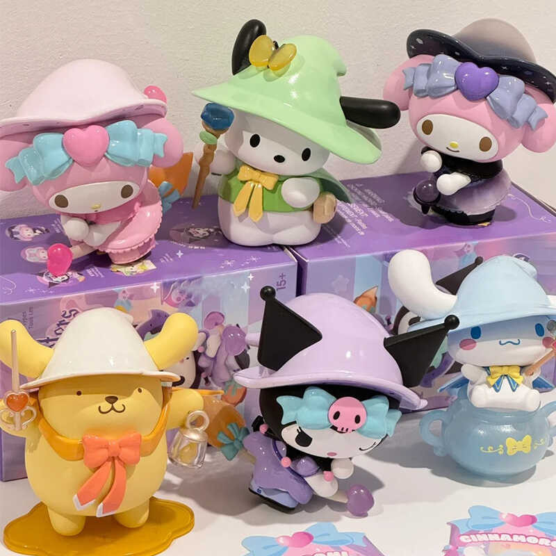 93 Genuine Miniso Sanrio Magic Stories Story Series Blind Box Kuromi ...