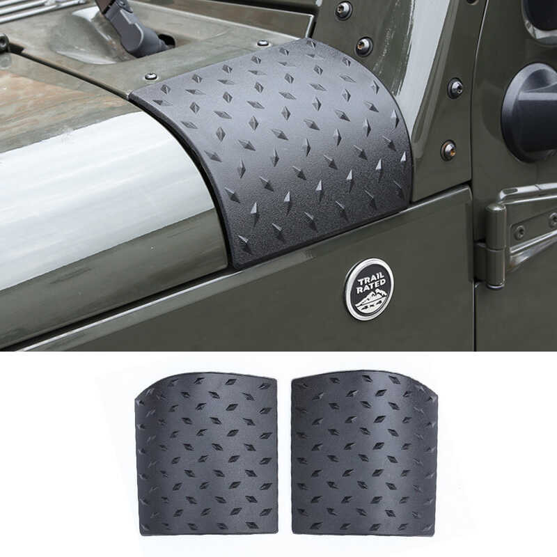 Car Cowl Body Armor Outer Engine Hood Cowling Cover Para Sa Jeep ...