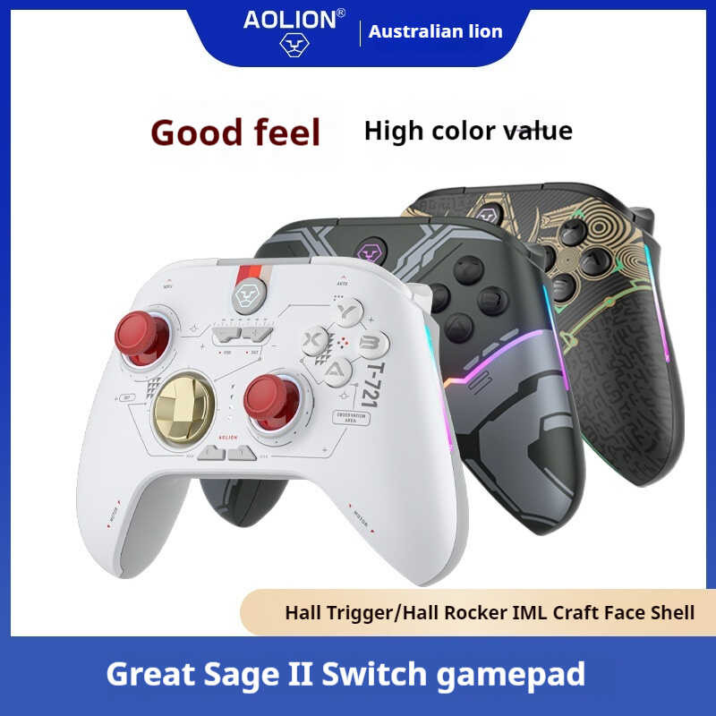 AOLION Switch E-Sports Bluetooth Gamehandle Dual Hall Controller Motion ...