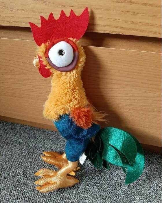 Theresat Hey Rooster Chicken Moana Plush Soft Toy 12” Great Condition ...