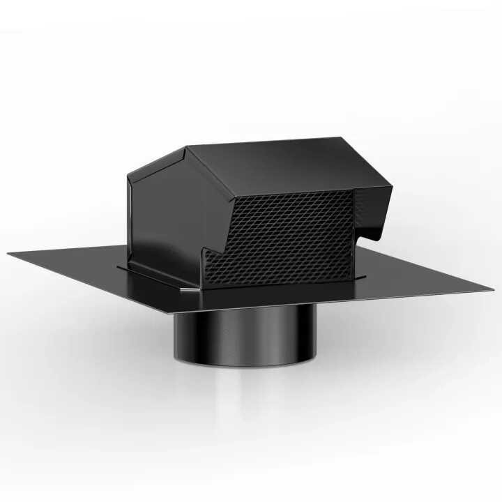 6'' Roof Vent Cap, Hon&Guan Roof Vents For Houses Gaanized Steel ...