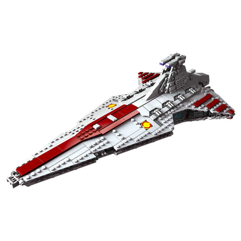 Jiestar 67106 High Tech Star Venator Attack Cruiser Moc Fighter Brick ...