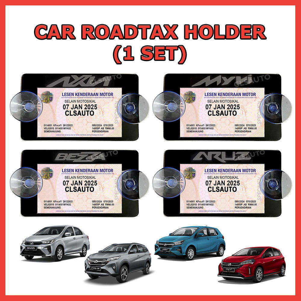 VIVA Roadtax Holder Small Pemegang Kereta Rotek Cover Rotex Casing Road ...