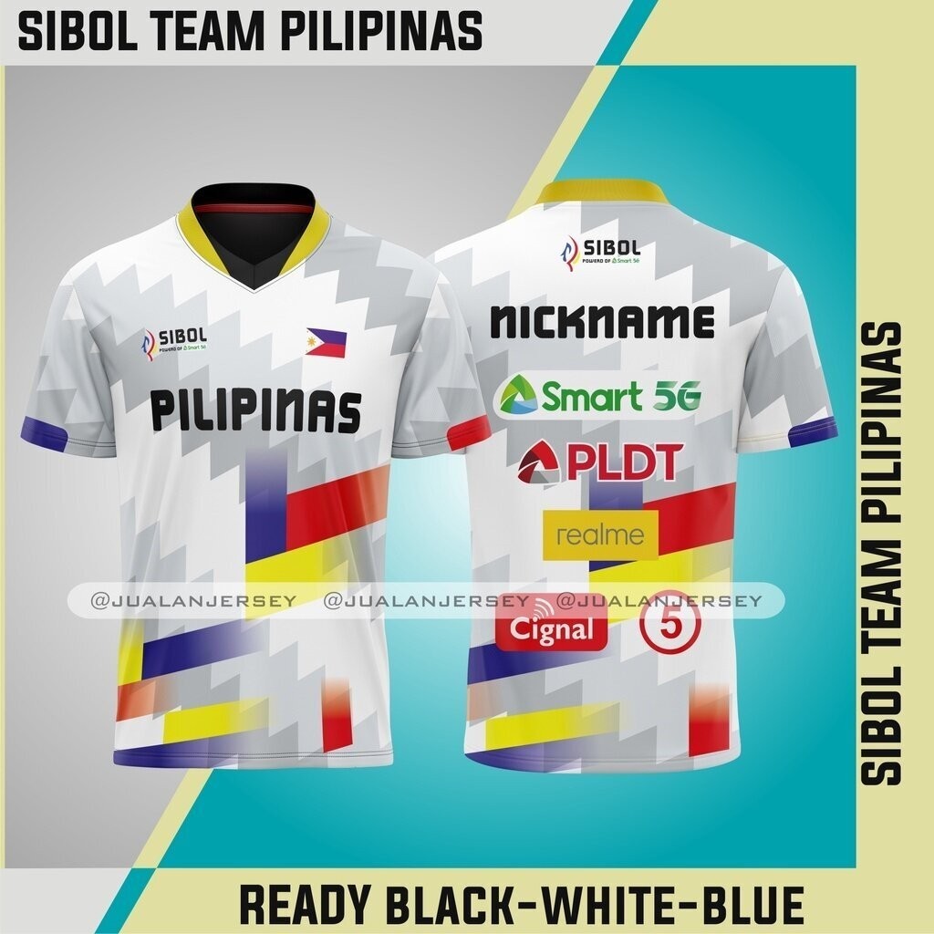 Sibol TEAM PILIPINAS ESPORT JERSEY REQUEST NICKNAME 3D TSHIRT FREE NAME ...