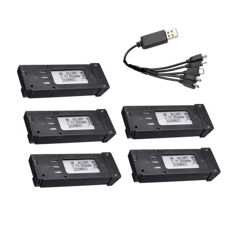 3.7V 850mAh Battery Charger Sets para sa E58 JY019 S168 RC Quadcopter ...