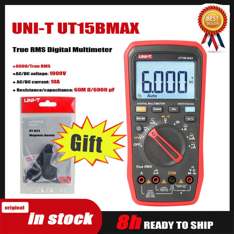 UNI-T UT15B MAX UT17B MAX UT18B MAX True RMS Digital Multimeters ...