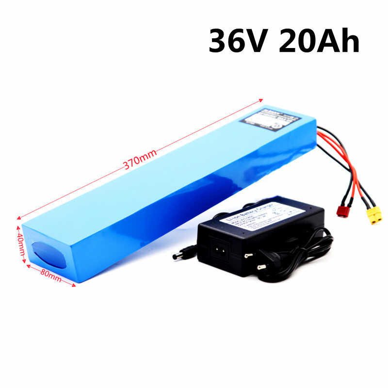 E-fietsbatterij, met oplader 20Ah 10S4P 36V batterij E-bike ebike elektrische fiets Li-ion XT60 plug