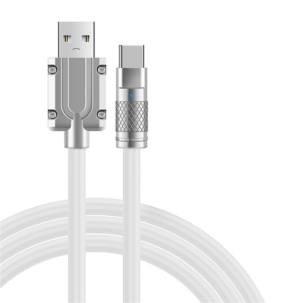120W Quick Charger USB Type C Cable Metal Android USB Cable For IOS ...
