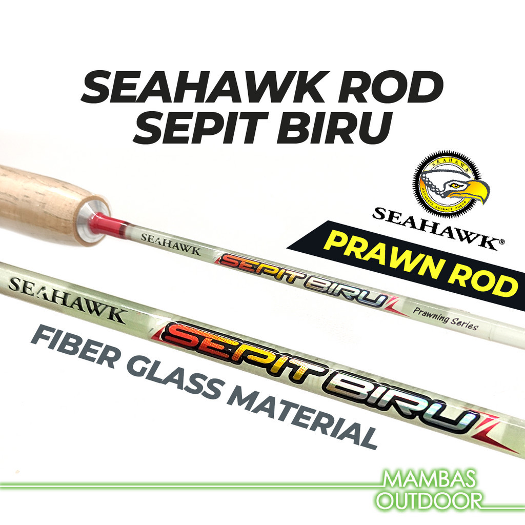 Seahawk Blue Clamp 402/462/502 Prawn Rod Lobster Rod Blue Clamp Tiger ...