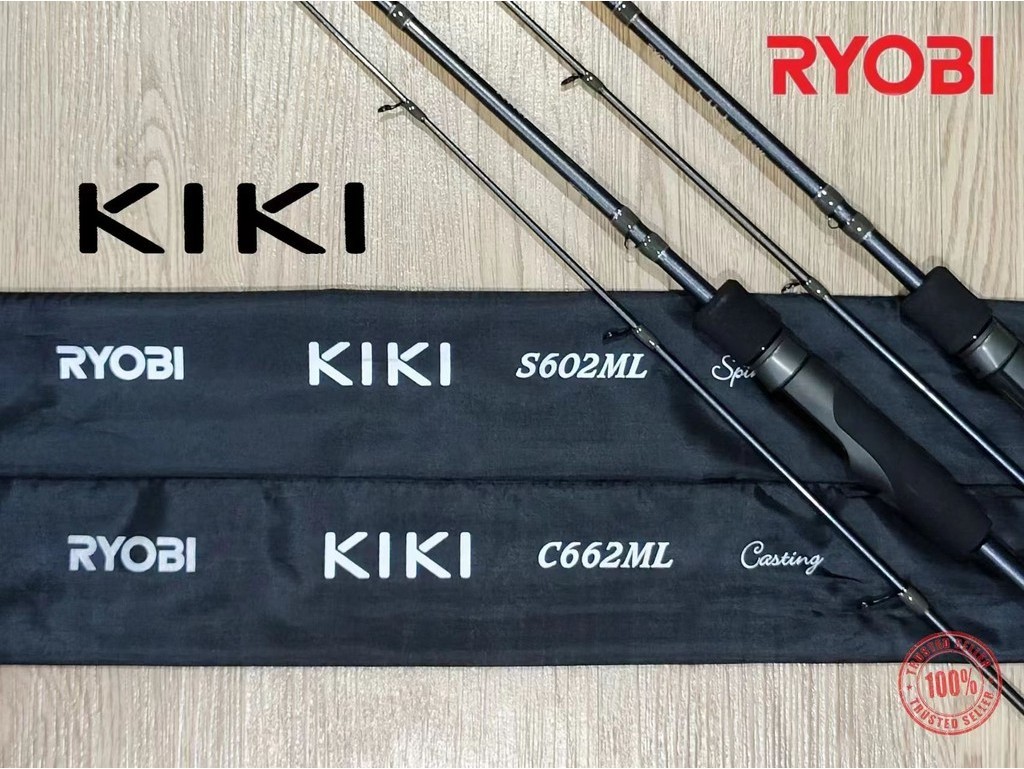 RYOBI KIKI SPINNING/ BAITCASTING(BC) FISHING ROD | Shopee Philippines
