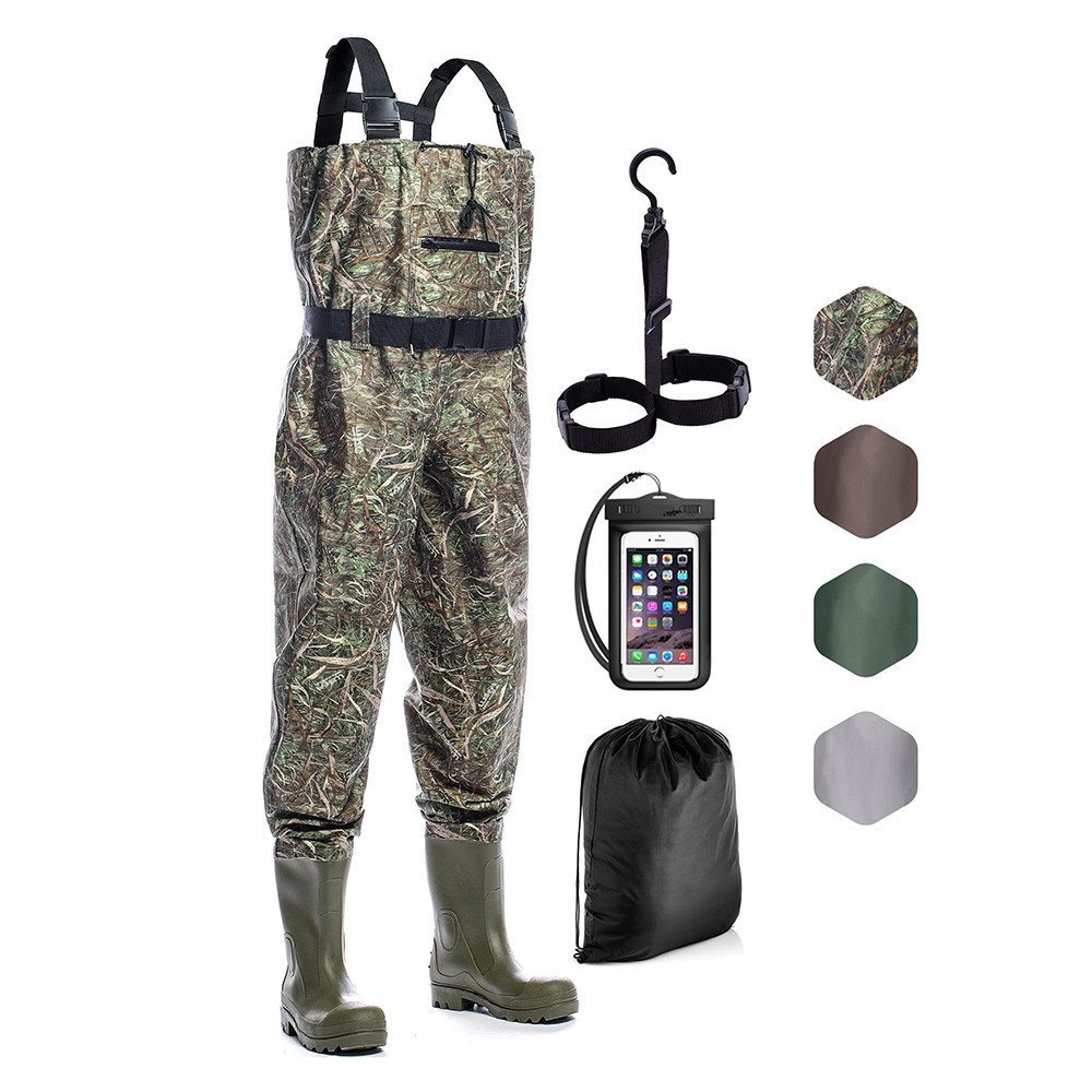 Camouflage Breathable Rain Farming Boot Suit Waterproof Fishing Wader