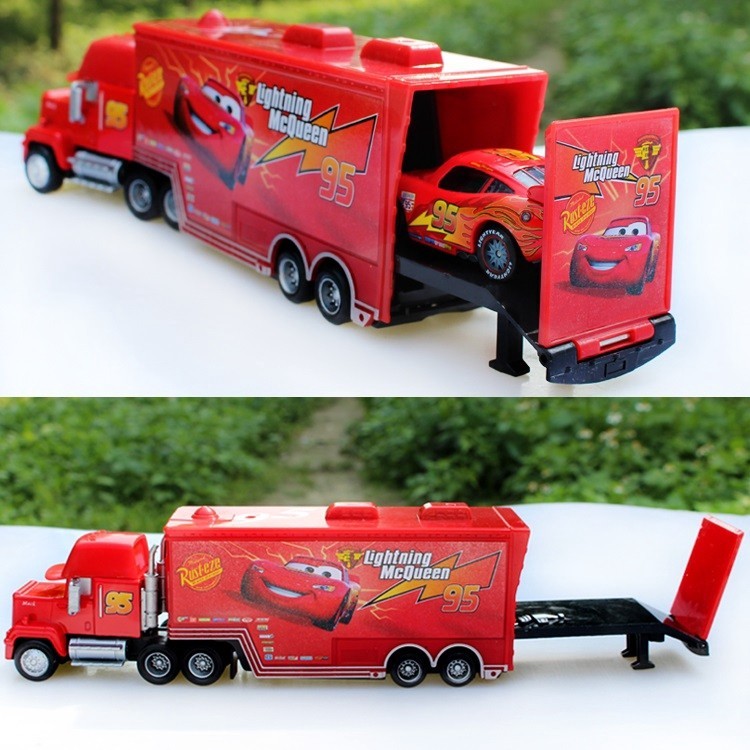 Pixar Disney Car No.95 Mack Racer's Truck Mcqueen 155 Model Kid Toys ...