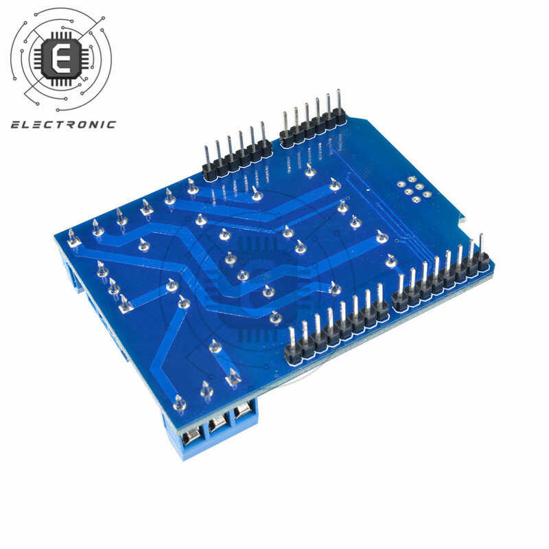 Shield V2.0 Development Module For Arduino 4 Channel 5V Relay Swtich ...